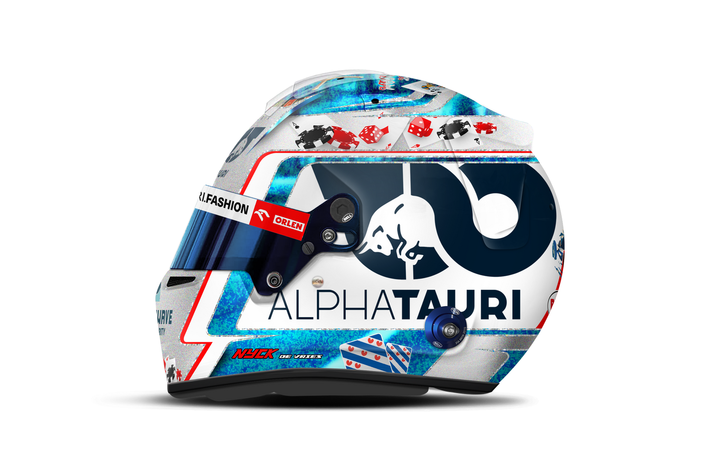 Mini helmet Monaco 2023 - Signed by Nyck