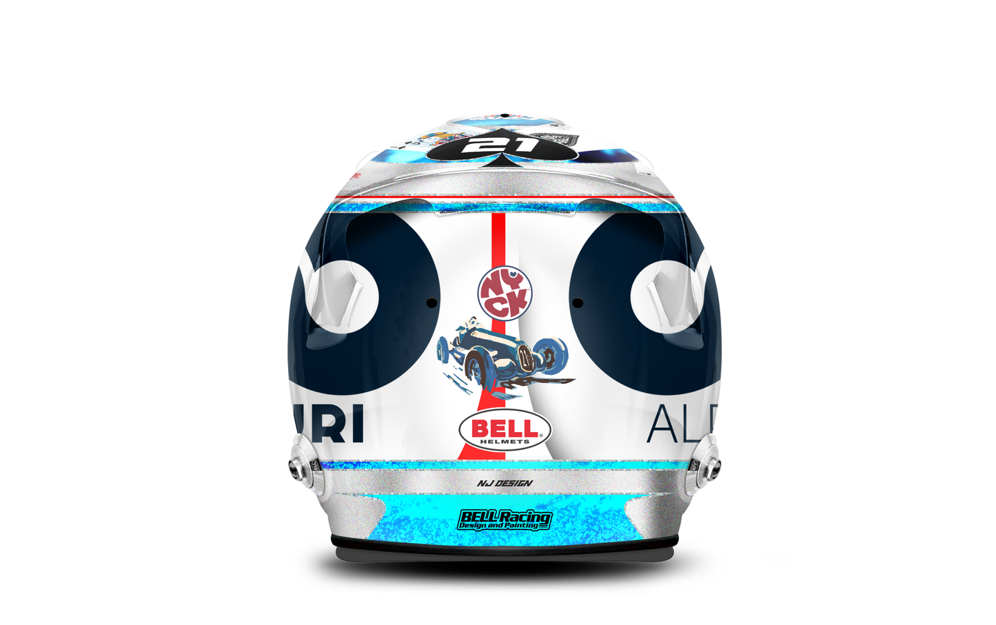 Mini helmet Monaco 2023 - Signed by Nyck